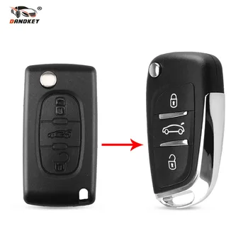 DANDKEY Modified Flip Key Shell Remote Key Case 3 Buttons For Citroen C2 C3 C4 C5 C6 C8 Car Key CE0536 VA2 Blade
DANDKEY Modified Flip Key Shell Remote Key Case 3 Buttons For Citroen C2 C3 C4 C5 C6 C8 Car Key CE0536 VA2 Blade