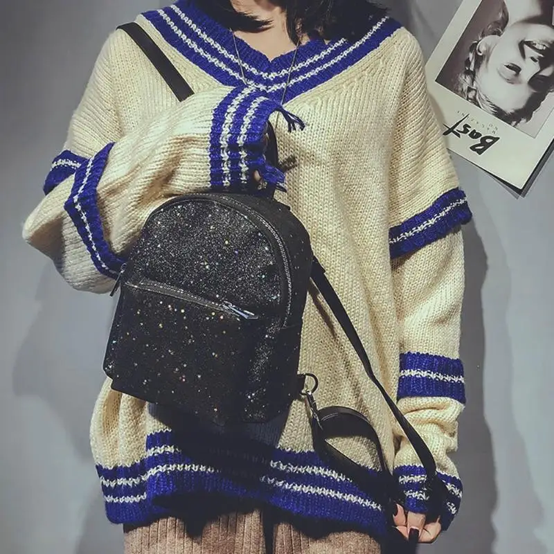 Glitter Backpack Women Sequins PU Leather Backpacks For Teenage Girls Rucksack Fashion Brand Gold Black School Bag Mochila 2018
Glitter Backpack Women Sequins PU Leather Backpacks For Teenage Girls Rucksack Fashion Brand Gold Black School Bag Mochila 2018