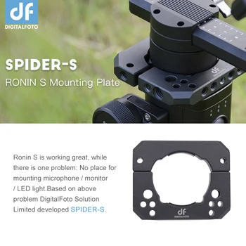 DF DIGITALFOTO SPIDER-S Mounting Plate Clamp w/ 1/4 3/8" Mount for Zhiyun Crane 2 3 Axis Gimbal Microphone Monitor LED Light
DF DIGITALFOTO SPIDER-S Mounting Plate Clamp w/ 1/4 3/8" Mount for Zhiyun Crane 2 3 Axis Gimbal Microphone Monitor LED Light