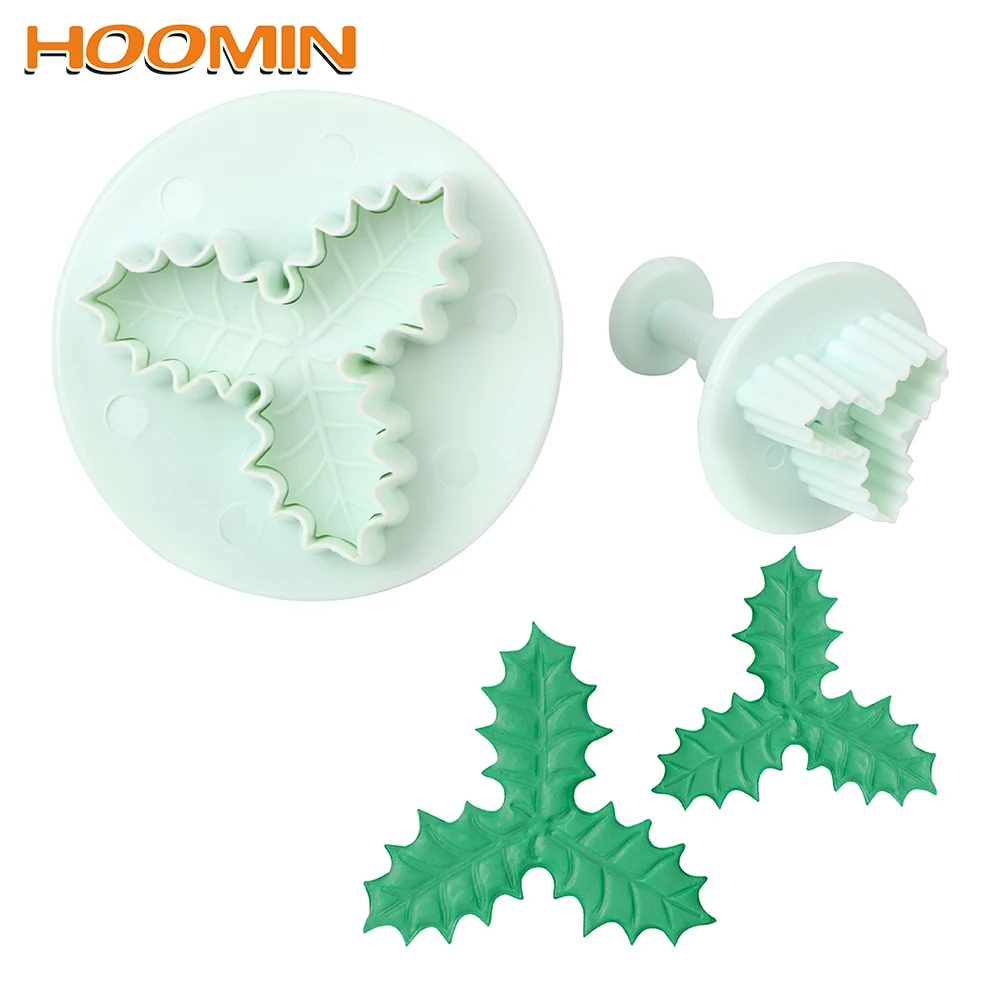 HOOMIN 2pcs/set Holly Leaf Mold Fondant Cake Mold Cookie Mould DIY Cake Decorating Tools Plastic Plunger Cutter Bakeware
HOOMIN 2pcs/set Holly Leaf Mold Fondant Cake Mold Cookie Mould DIY Cake Decorating Tools Plastic Plunger Cutter Bakeware