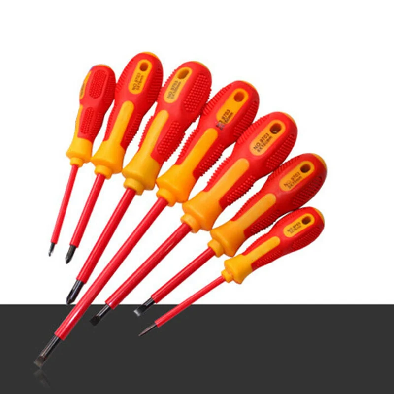 1pcs Electrical Hand Screwdriver Insulated Flat/Cross Head Electrician Tool Kit 1000V For Electrical Work
1pcs Electrical Hand Screwdriver Insulated Flat/Cross Head Electrician Tool Kit 1000V For Electrical Work