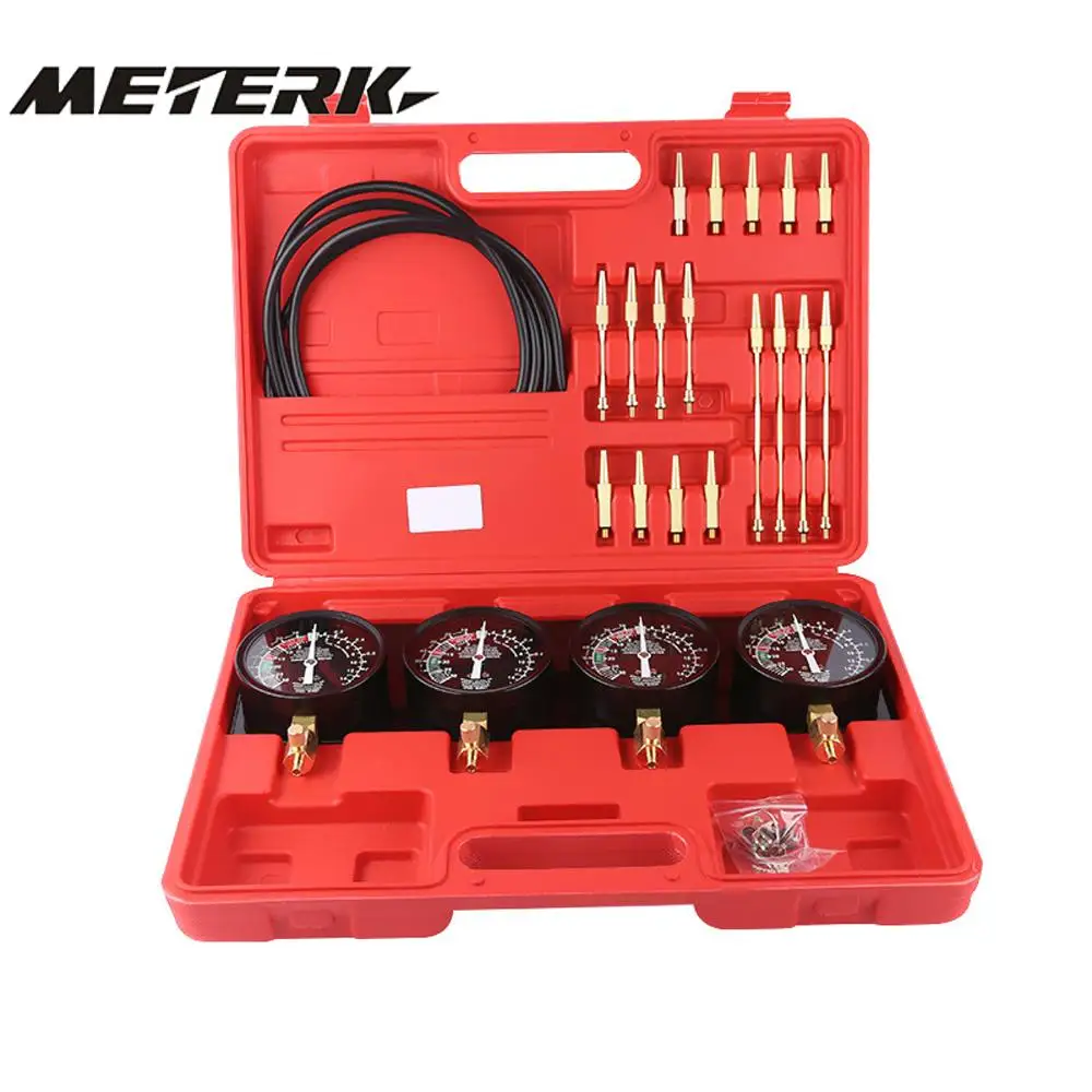 Professional Portable Fuel Vacuum Carburetor Synchronizer Set 4 Gauges Tool Kit For Motorcycle Car Universal
Professional Portable Fuel Vacuum Carburetor Synchronizer Set 4 Gauges Tool Kit For Motorcycle Car Universal
