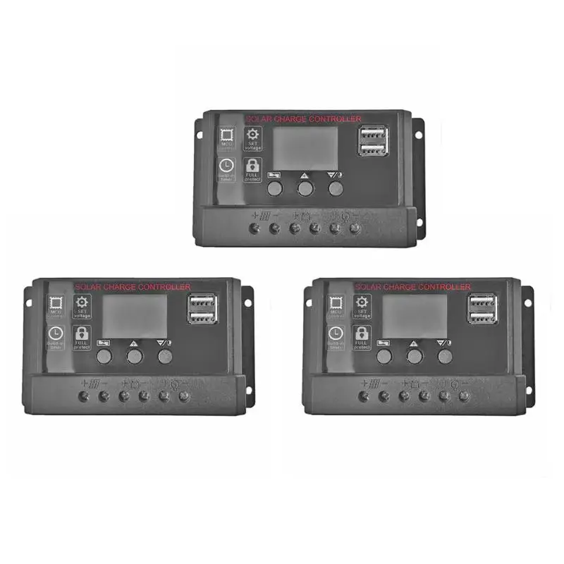 40/50/60A 12/24V Automatic General Controller LCD Screen Solar Charging Controller
40/50/60A 12/24V Automatic General Controller LCD Screen Solar Charging Controller