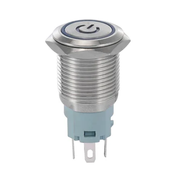 16mm 220V Durable Metal Momentary Push Button StainlessLess Steel LED Waterproof Car Auto Engine PC Power Start
16mm 220V Durable Metal Momentary Push Button StainlessLess Steel LED Waterproof Car Auto Engine PC Power Start