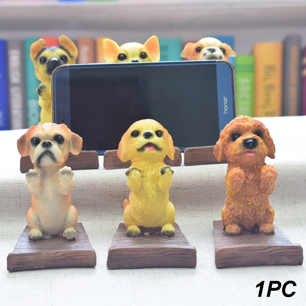 Lovely Puppy Desktop Phone Tablet Support Home Decor Puppy Stand Bracket Statue Resin Pet Dog Crafts Phone Holder Gift #1206
Lovely Puppy Desktop Phone Tablet Support Home Decor Puppy Stand Bracket Statue Resin Pet Dog Crafts Phone Holder Gift #1206