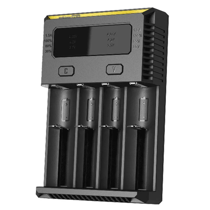 CLAITE NEW I4 Intelligent Smart Li-ion IMR LiFePO4 Battery Battery Charger For Almost all Battery Types
CLAITE NEW I4 Intelligent Smart Li-ion IMR LiFePO4 Battery Battery Charger For Almost all Battery Types