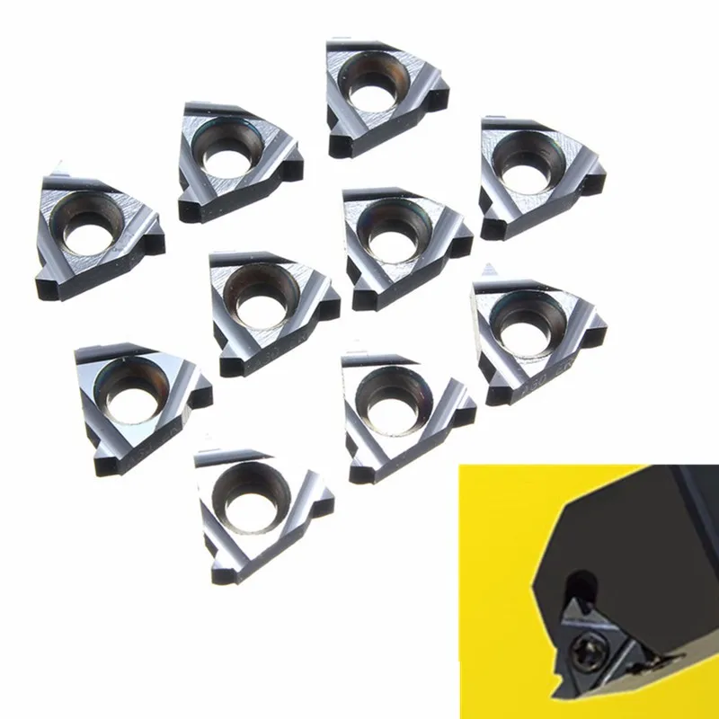 10Pcs/box 11ER AG60 Inserts for External Turning Tool Holder Durable Practical Steel Threaded Blade Tools
10Pcs/box 11ER AG60 Inserts for External Turning Tool Holder Durable Practical Steel Threaded Blade Tools