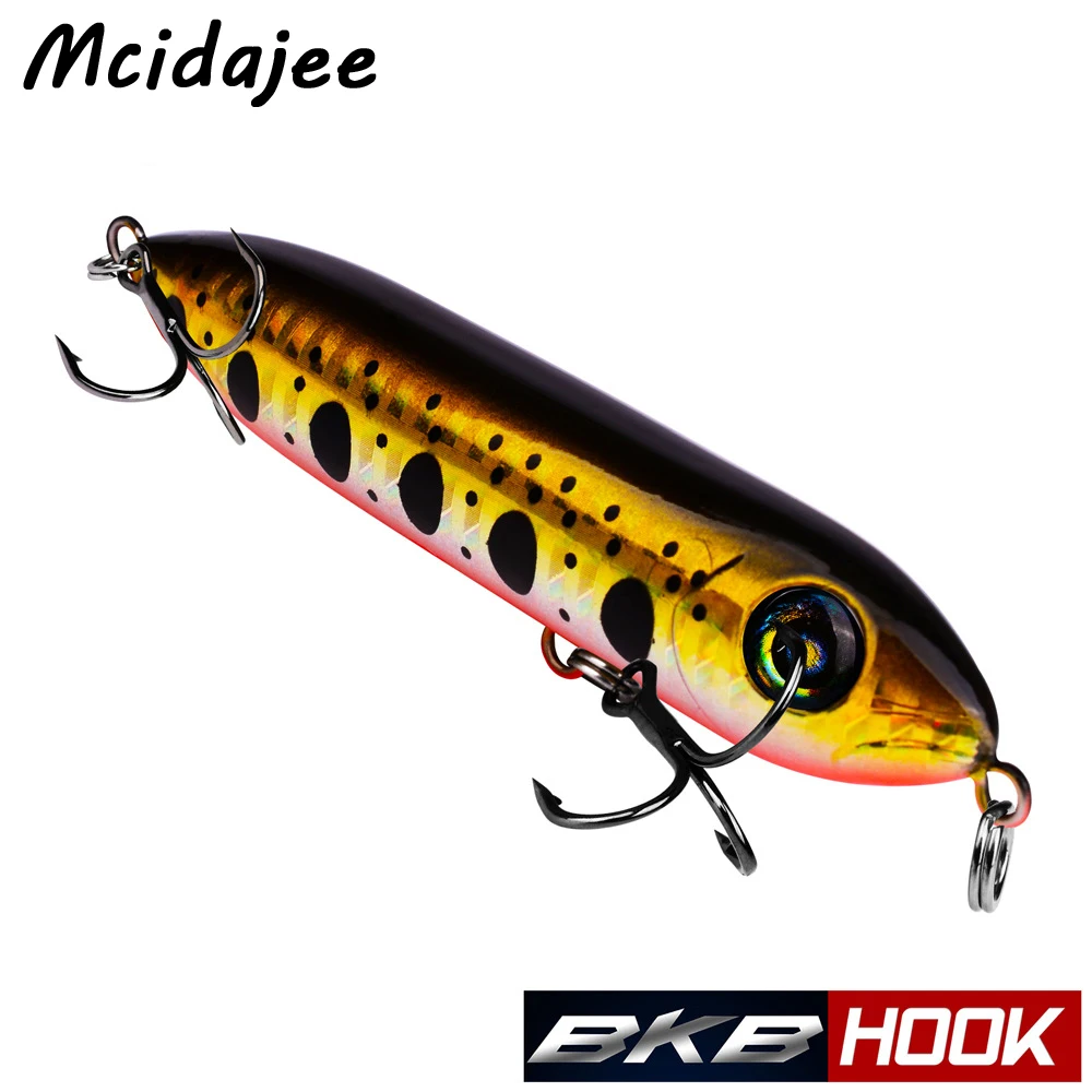 1PC Minnow 10.2cm/11.5g Plastic Hard Popper 3D Eyes Fishing Lures Bass Crankbaits Lures Balancer Artificial Fishing Tackle
1PC Minnow 10.2cm/11.5g Plastic Hard Popper 3D Eyes Fishing Lures Bass Crankbaits Lures Balancer Artificial Fishing Tackle