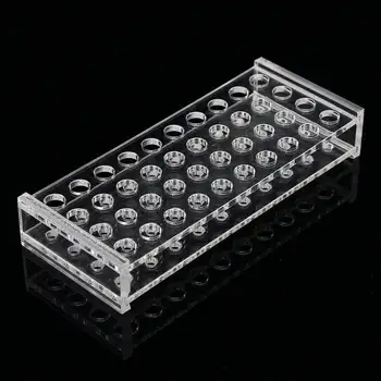 8MM Plastic Laboratory Test Tube Rack Test Tube Stand Shelf Bracket Holder 40 Hole Positions For School Lab Equipment
8MM Plastic Laboratory Test Tube Rack Test Tube Stand Shelf Bracket Holder 40 Hole Positions For School Lab Equipment