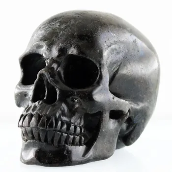 4.52" IRON OBSIDIAN Handmade Carved Crystal Skull Crystal Realistic Crystal Healing Furnishing Articles Figurine A105
4.52" IRON OBSIDIAN Handmade Carved Crystal Skull Crystal Realistic Crystal Healing Furnishing Articles Figurine A105