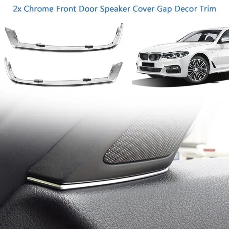 2Pcs Car Front Door Speaker Cover Gap Decor Trim Silver ABS Interior Mouldings for BMW 5 Series F10 2011-2013 Auto Accessories
2Pcs Car Front Door Speaker Cover Gap Decor Trim Silver ABS Interior Mouldings for BMW 5 Series F10 2011-2013 Auto Accessories