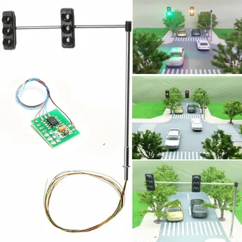 1 Set 3-color Traffic Light Signal HO OO Scale LED Model Architecture Train Railroad Crossing Walk Street + Circuit Board
1 Set 3-color Traffic Light Signal HO OO Scale LED Model Architecture Train Railroad Crossing Walk Street + Circuit Board