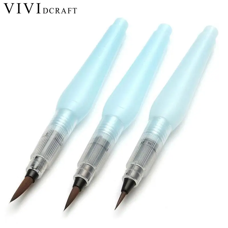 Vividcraft Soft Water Brush Pen School Stationery Art Supplies 3 Size Newest Water Color Ink or Calligraphy Painting Tool
Vividcraft Soft Water Brush Pen School Stationery Art Supplies 3 Size Newest Water Color Ink or Calligraphy Painting Tool