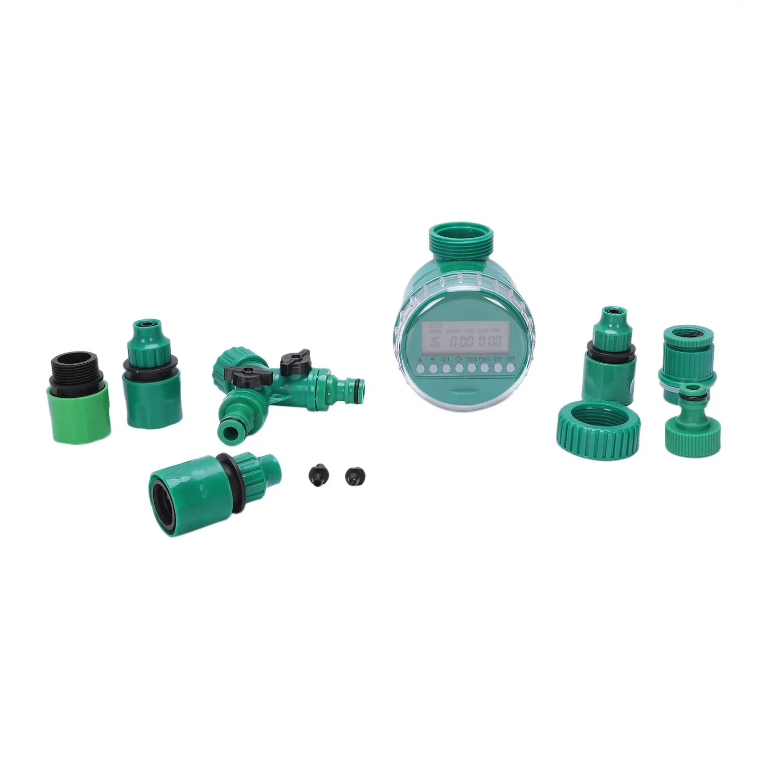 1 Set 5Pcs Automatic Irrigation Watering Digital Timer Y Connector 3/4 External Threadquick Connector For 4/7 Or 8/11Mm Hose
1 Set 5Pcs Automatic Irrigation Watering Digital Timer Y Connector 3/4 External Threadquick Connector For 4/7 Or 8/11Mm Hose