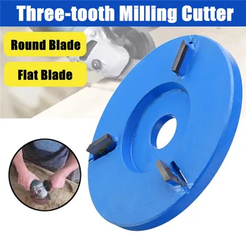 90mm Wood Carving Grinder Disc Tea Tray Digging Knife Round Flat Three-tooth Milling Cutter For 16mm Aperture Angle Grinder
90mm Wood Carving Grinder Disc Tea Tray Digging Knife Round Flat Three-tooth Milling Cutter For 16mm Aperture Angle Grinder