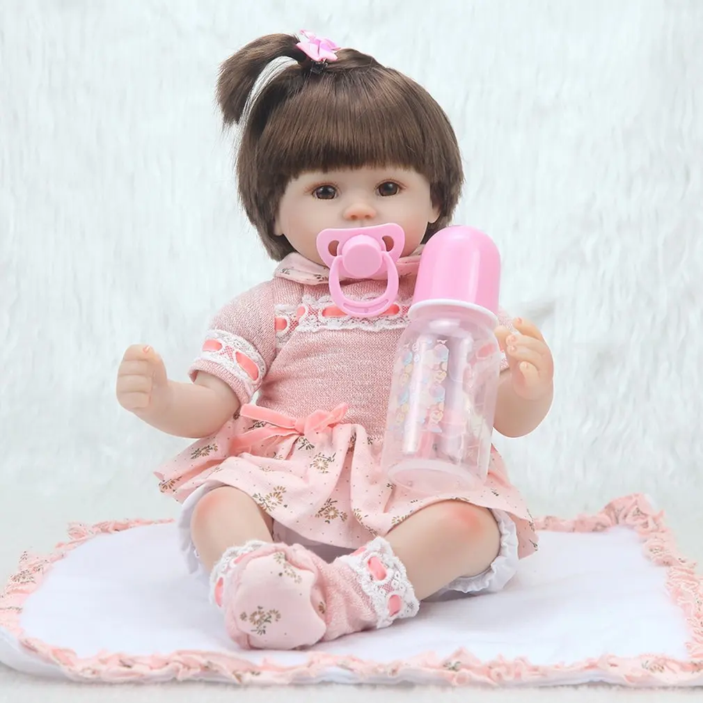 40CM New Born Baby Dolls Bebe Reborn Menina Children Best Gift Silicone Reborn Baby Dolls for Kids Princess Toy Gift
40CM New Born Baby Dolls Bebe Reborn Menina Children Best Gift Silicone Reborn Baby Dolls for Kids Princess Toy Gift