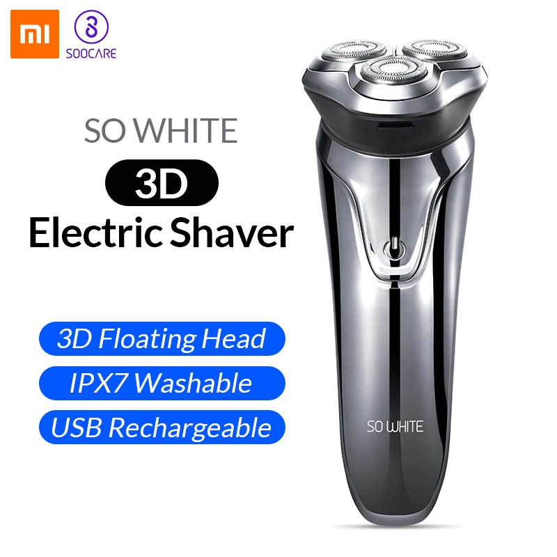 Soocas SO WHITE 3D Floating Electric Shaver Razor for Men USB Wireless Charging IPX7 Waterproof Blocking Protection for xiaomi
Soocas SO WHITE 3D Floating Electric Shaver Razor for Men USB Wireless Charging IPX7 Waterproof Blocking Protection for xiaomi