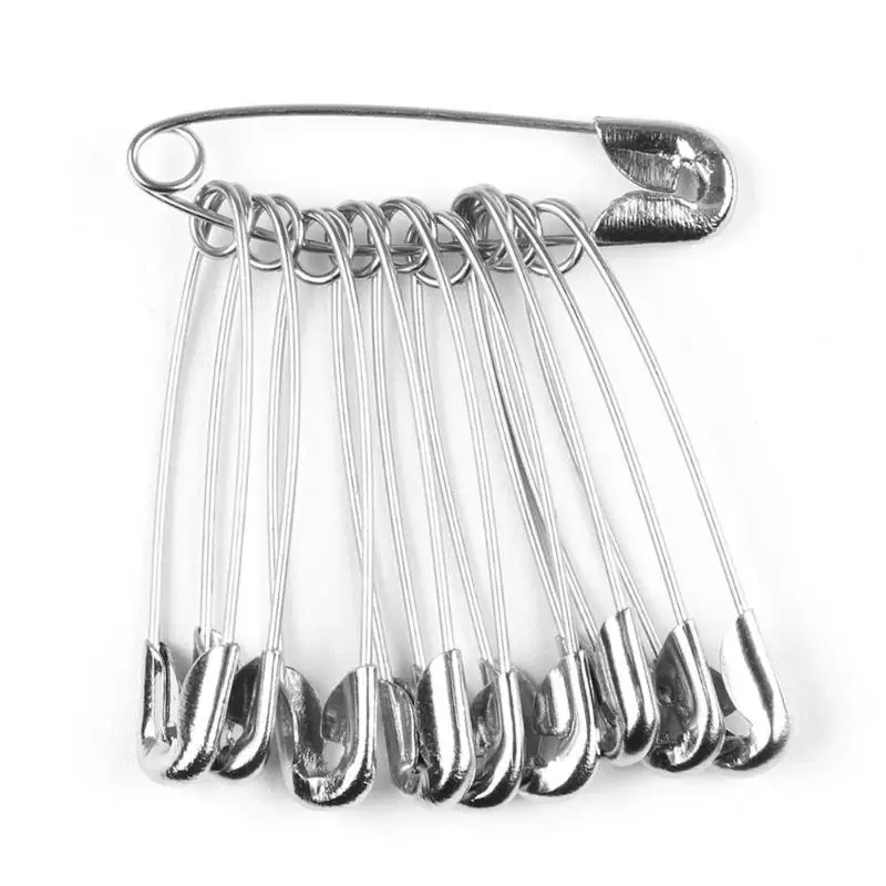 Stainless Steel Safety Pins DIY Rustproof Buckle Pin Metal Brooch Badge Jewelry Safety Pins Findings Sewing Craft Accessories
Stainless Steel Safety Pins DIY Rustproof Buckle Pin Metal Brooch Badge Jewelry Safety Pins Findings Sewing Craft Accessories
