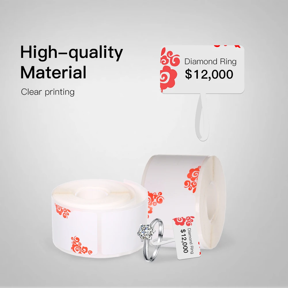 Thermal Label Sticker Waterproof Oilproof Antifouling 70*25mm Strong Adhesive Sticker Thermal Label Sticker for Necklace Rings
Thermal Label Sticker Waterproof Oilproof Antifouling 70*25mm Strong Adhesive Sticker Thermal Label Sticker for Necklace Rings