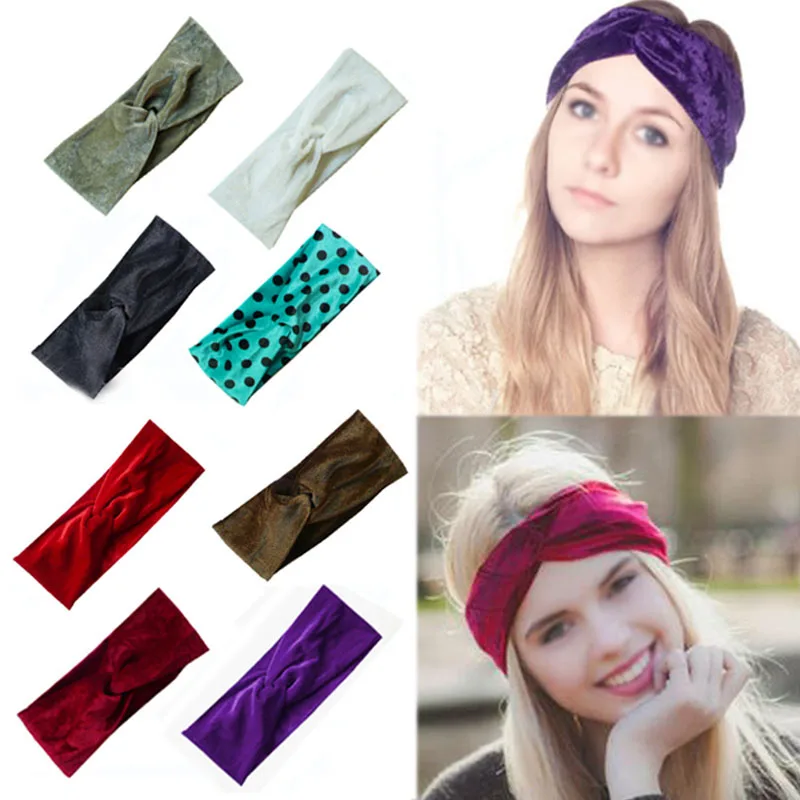 Wide 1PC Velvet Twist Adjustable Wedding Comfortable Dot Solid Color Cross Elastic Hair Accessories 16 Colors Soft Heanband
Wide 1PC Velvet Twist Adjustable Wedding Comfortable Dot Solid Color Cross Elastic Hair Accessories 16 Colors Soft Heanband