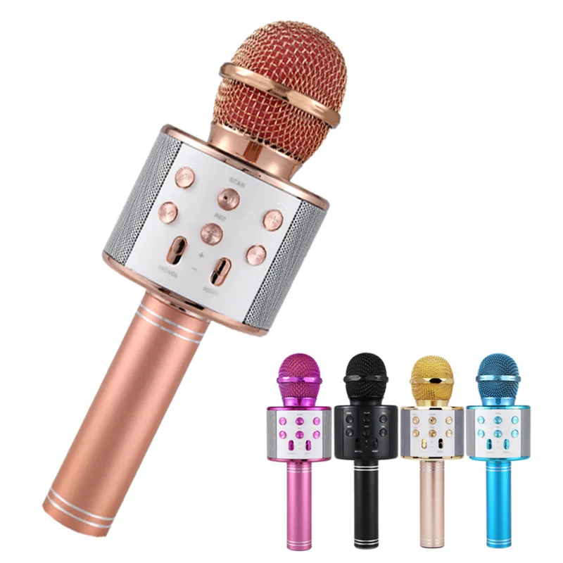 WS-858 Wireless Microphone Professional Condenser Karaoke Mic Bluetooth Stand Radio Mikrofon Studio Recording Studio WS858
WS-858 Wireless Microphone Professional Condenser Karaoke Mic Bluetooth Stand Radio Mikrofon Studio Recording Studio WS858