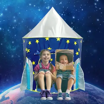 Children's Tent Folding Baby Toy House Star Rocket Castle Projection Rocket Ship Play Tent Spaceship Playhouse
Children's Tent Folding Baby Toy House Star Rocket Castle Projection Rocket Ship Play Tent Spaceship Playhouse