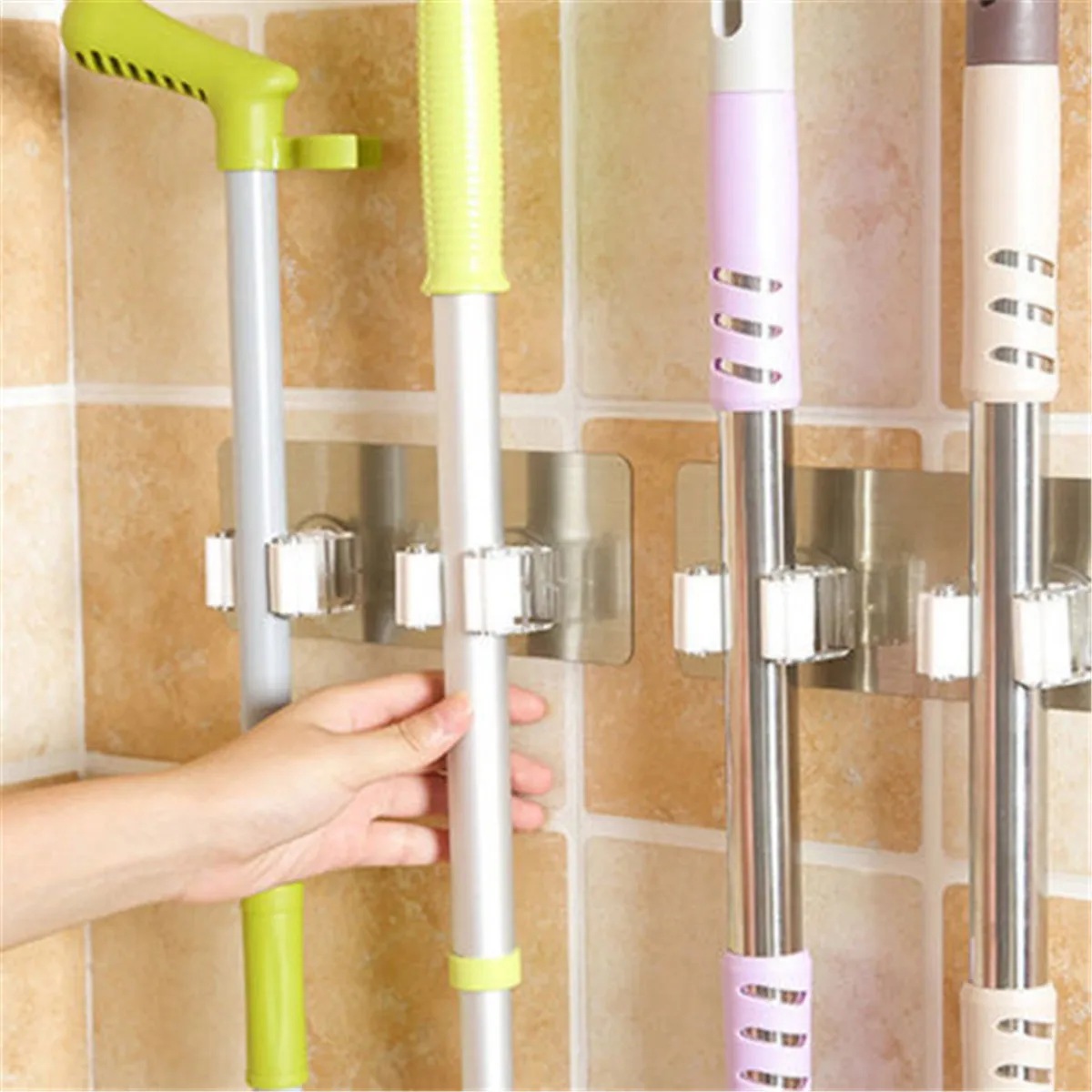 Hot Kitchen Wall Hanger For Home Kitchen Mop Broom Holder Wall Mounted Organizer Brush Storage Hanger Tools
Hot Kitchen Wall Hanger For Home Kitchen Mop Broom Holder Wall Mounted Organizer Brush Storage Hanger Tools