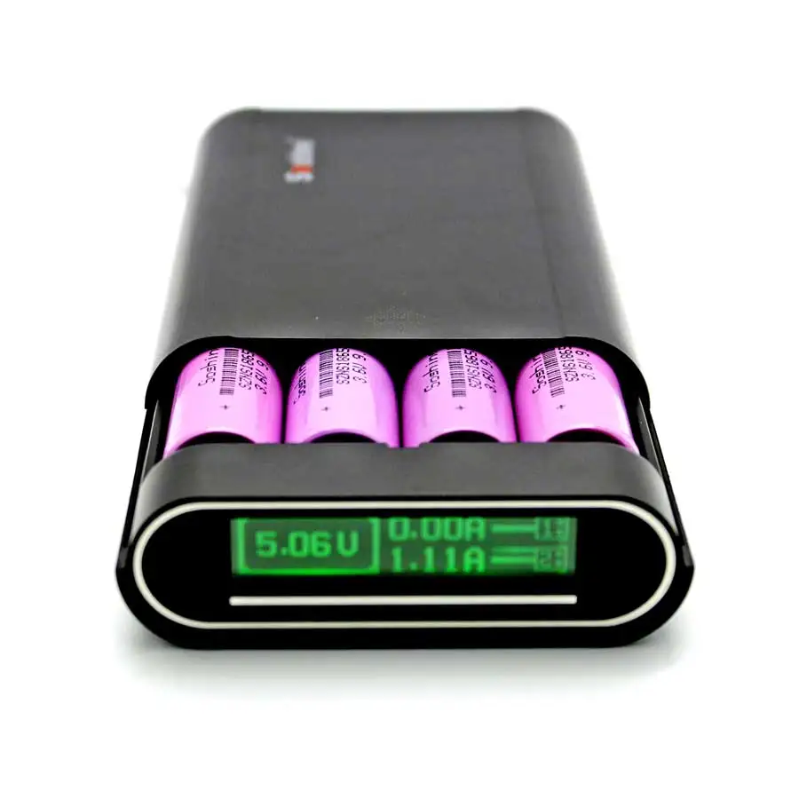 Mobile phone 4X18650 DIY Battery Power Bank Case 5V 2A Dual USB LCD Powerbank Box Portable DIY Battery Charger Cover Shell
Mobile phone 4X18650 DIY Battery Power Bank Case 5V 2A Dual USB LCD Powerbank Box Portable DIY Battery Charger Cover Shell