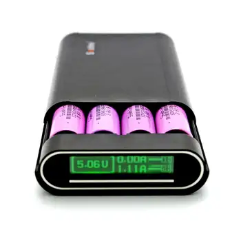 Mobile phone 4X18650 DIY Battery Power Bank Case 5V 2A Dual USB LCD Powerbank Box Portable DIY Battery Charger Cover Shell
Mobile phone 4X18650 DIY Battery Power Bank Case 5V 2A Dual USB LCD Powerbank Box Portable DIY Battery Charger Cover Shell