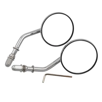 A Pair Classic Retro Adjustable Chrome Bezel Round Rearview Mirrors 8 MM Fits For Motorcycles Universal
A Pair Classic Retro Adjustable Chrome Bezel Round Rearview Mirrors 8 MM Fits For Motorcycles Universal