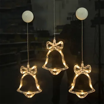 Led Christmas Loft Lustre Decorative Lamp New Year's Day Holiday Light Deer /bell /stars 6.3in*7.5in Glass De Window Sucker Lamp
Led Christmas Loft Lustre Decorative Lamp New Year's Day Holiday Light Deer /bell /stars 6.3in*7.5in Glass De Window Sucker Lamp