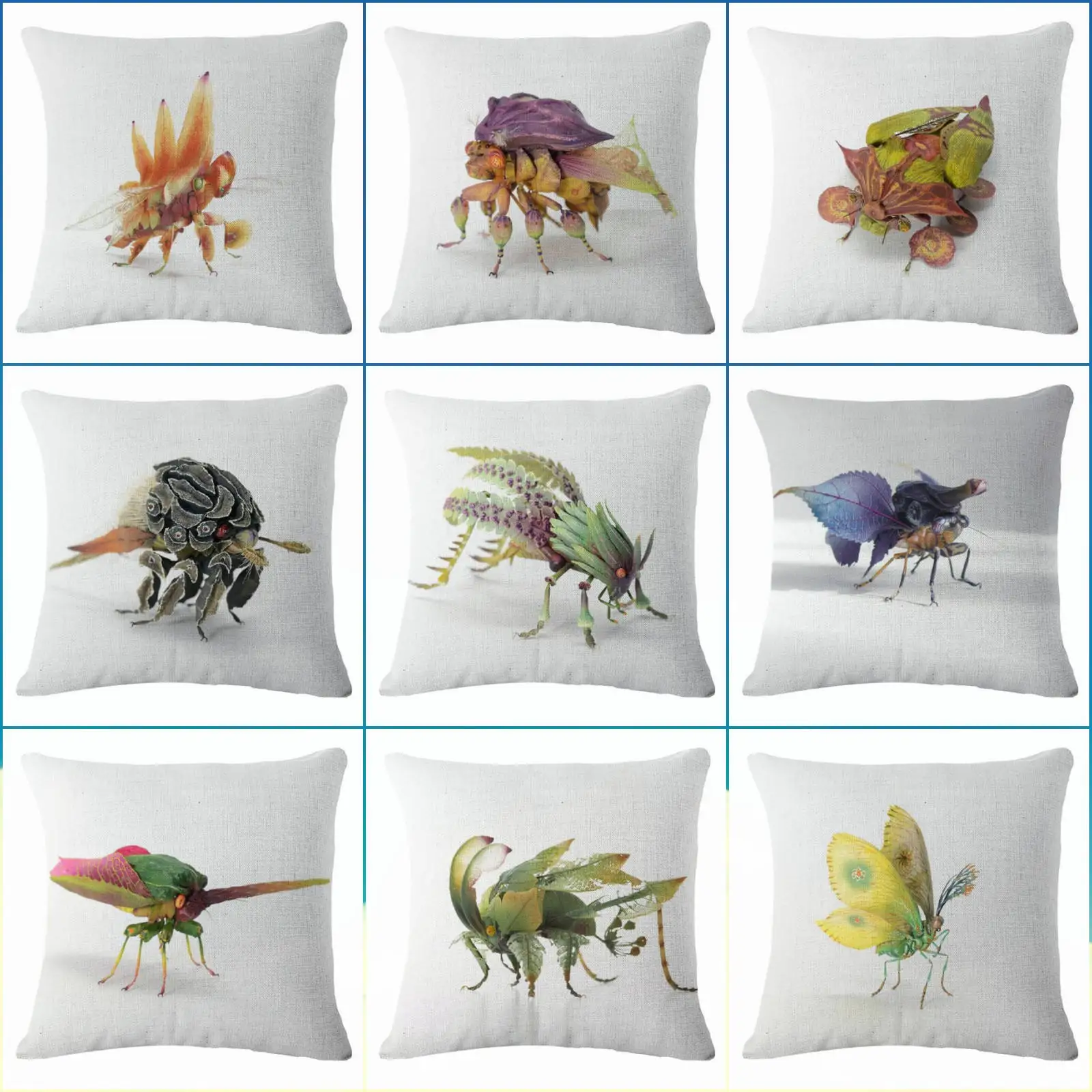 HGLEGYW Geometric insects Pillow Case Throw Pillowcase Cotton Linen Printed Pillow Covers For Office Home Textile
HGLEGYW Geometric insects Pillow Case Throw Pillowcase Cotton Linen Printed Pillow Covers For Office Home Textile