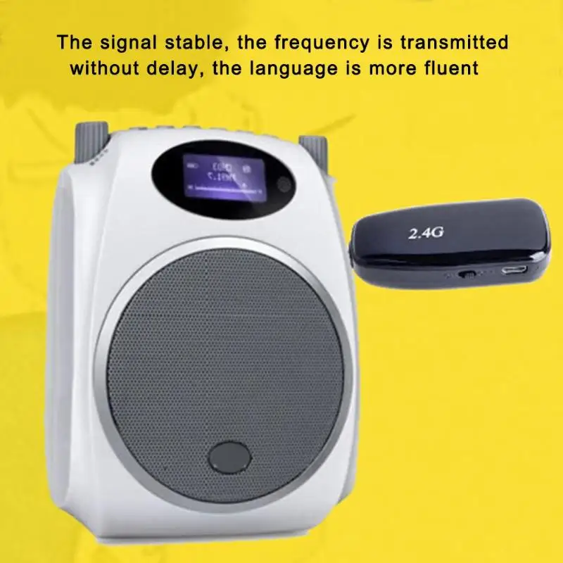 2.4G Wireless Microphone Loudspeaker 40m Transmission Dual Ear Headset MIC Mini-portable microphone Miniature megaphone
2.4G Wireless Microphone Loudspeaker 40m Transmission Dual Ear Headset MIC Mini-portable microphone Miniature megaphone