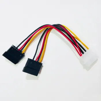 New High Quality 4 Pin IDE Power Splitter 1 Male to 2 Female ATA / SATA Power Cable Y Splitter Hard Drive Power Supply Cables
New High Quality 4 Pin IDE Power Splitter 1 Male to 2 Female ATA / SATA Power Cable Y Splitter Hard Drive Power Supply Cables