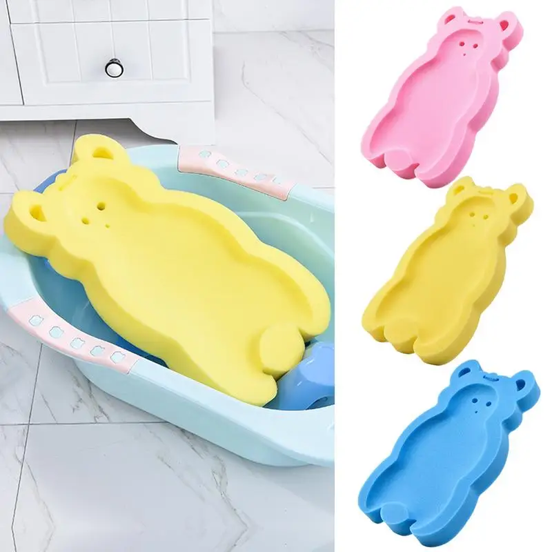 Soft Infant Bath Sponge Anti-slip Seat Mat Newborn Cute Bear Bath Pad For Sit Lay Newborn Cushion Sponge Bathroom Products
Soft Infant Bath Sponge Anti-slip Seat Mat Newborn Cute Bear Bath Pad For Sit Lay Newborn Cushion Sponge Bathroom Products