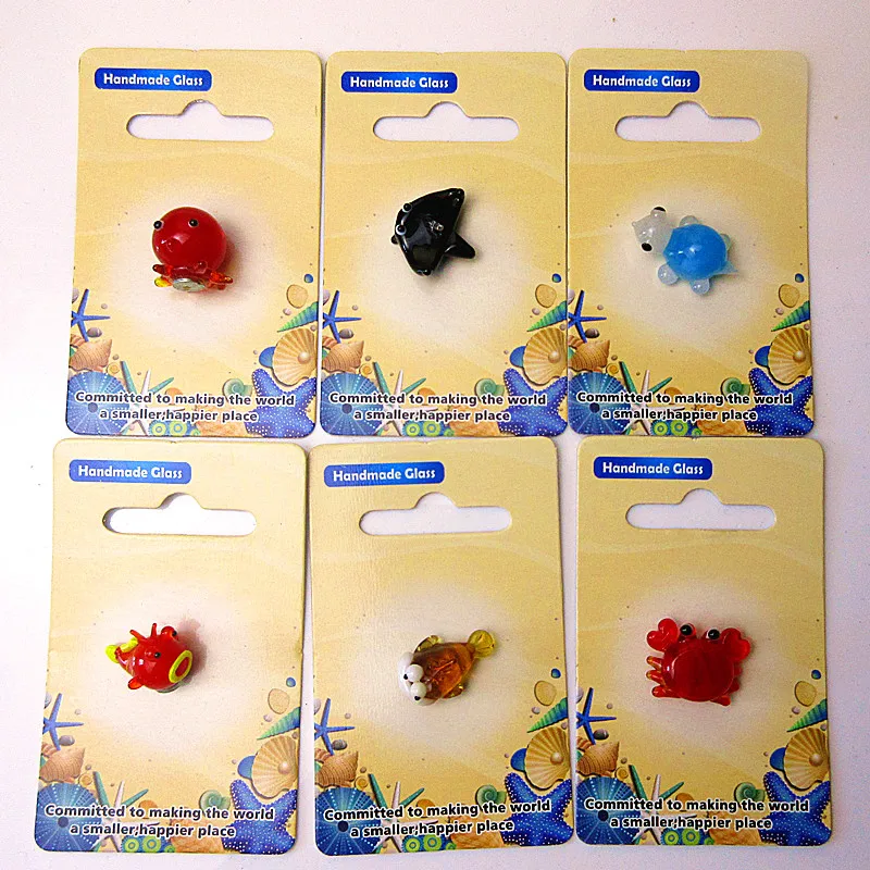 Custom hand made lampwork murano glass Octopus/Crab miniature Figurines pendant Japanese-style cartoon marine animals ornament
Custom hand made lampwork murano glass Octopus/Crab miniature Figurines pendant Japanese-style cartoon marine animals ornament