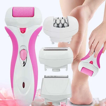 4 In 1 Rechargeable Electric Shaver Razor Foot Skin Cleaning Tool Foot Grinder + Hair Cutter Head +Hair Shaving Head For Arm Leg
4 In 1 Rechargeable Electric Shaver Razor Foot Skin Cleaning Tool Foot Grinder + Hair Cutter Head +Hair Shaving Head For Arm Leg