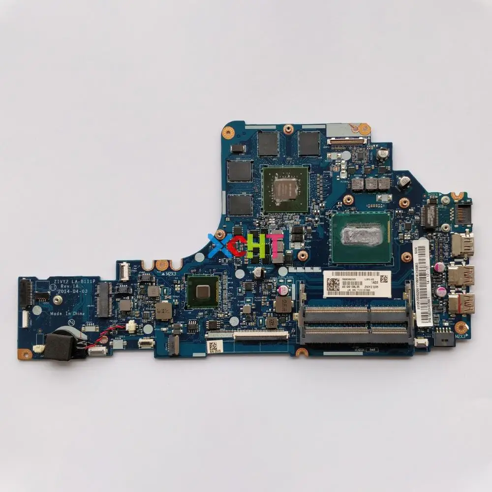 FRU : 5B20H02661 w I7-4710HQ CPU ZIVY2 LA-B111P w N15P-GX-A2 GPU 4G for Lenovo Y50-70 NoteBook PC Laptop Motherboard Mainboard
FRU : 5B20H02661 w I7-4710HQ CPU ZIVY2 LA-B111P w N15P-GX-A2 GPU 4G for Lenovo Y50-70 NoteBook PC Laptop Motherboard Mainboard