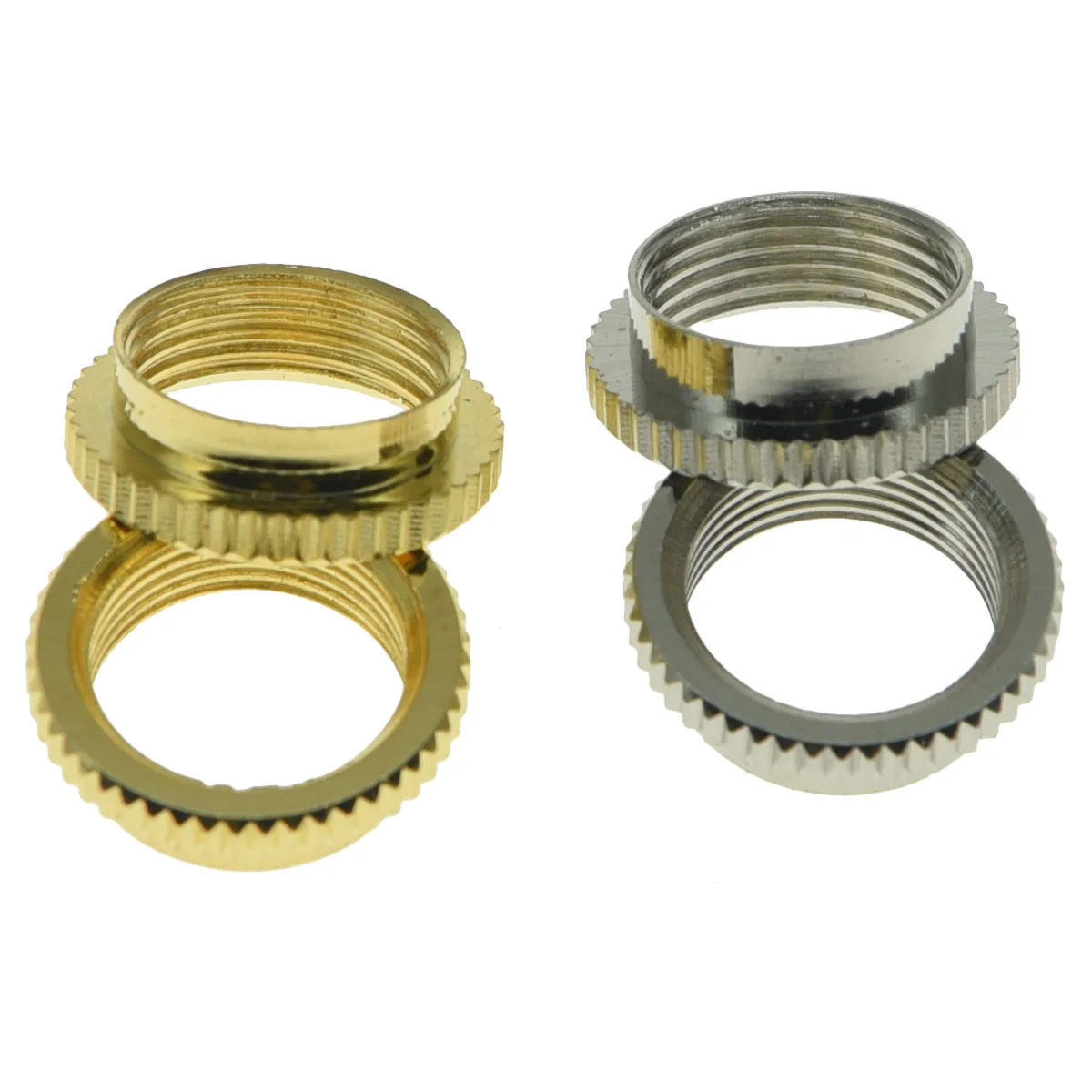 Dopro 2x Fine Knurled 15/32" Deep Nut Guitar Toggle Switch Nut for Switchcraft Switches on Some Gibson Guitars Nickel/Gold
Dopro 2x Fine Knurled 15/32" Deep Nut Guitar Toggle Switch Nut for Switchcraft Switches on Some Gibson Guitars Nickel/Gold