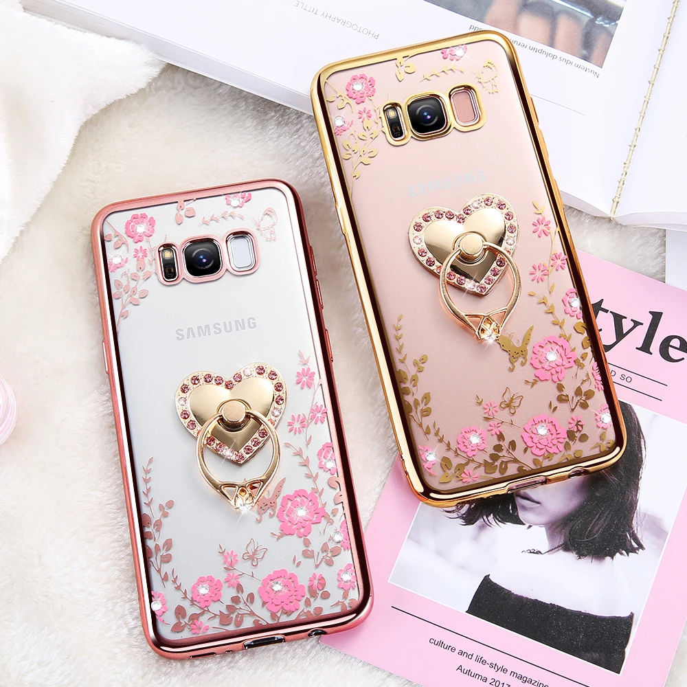 KISSCASE For Samsung Galaxy S8 Plus S7 S6 edge S5 S4 S3 A5 J5 J7 A3 J3 2016 2017 Luxury Diamond Ring Holder Phone Case Cover
KISSCASE For Samsung Galaxy S8 Plus S7 S6 edge S5 S4 S3 A5 J5 J7 A3 J3 2016 2017 Luxury Diamond Ring Holder Phone Case Cover