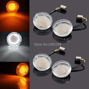 2 x Pair 1157 LED Turn Signal&Driving Light Premium Clear Lens Fit For Sportster Dyna Touring Softail Harley Models 2011-2017
2 x Pair 1157 LED Turn Signal&Driving Light Premium Clear Lens Fit For Sportster Dyna Touring Softail Harley Models 2011-2017