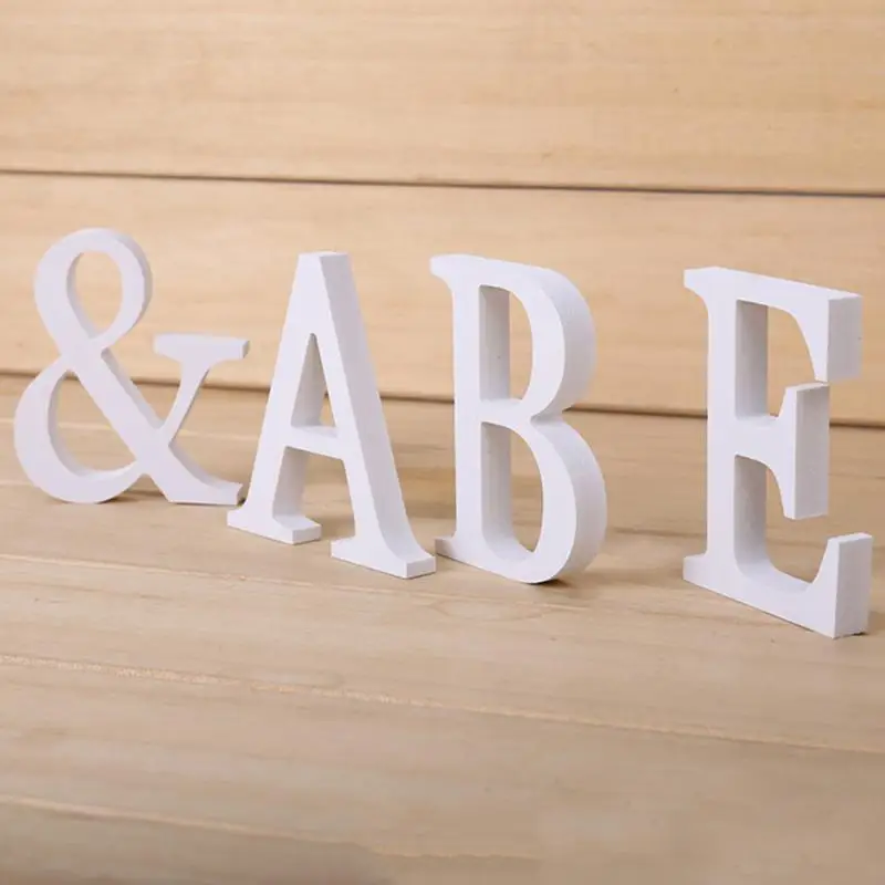 Hot Creatively Wood Letter Figurines Miniatures Wooden Letters Alphabet Word Bridal Wedding Party Decoration Tool #0118
Hot Creatively Wood Letter Figurines Miniatures Wooden Letters Alphabet Word Bridal Wedding Party Decoration Tool #0118