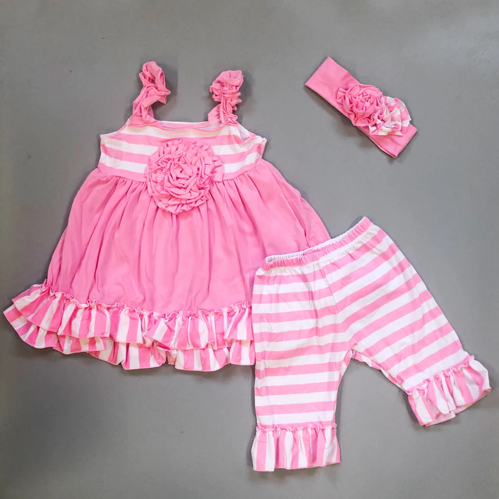 Baby Costume Girls Summer Remake Clothing Sets Sleeveless Top Design Stripes Capris Children Ruffle Baby Boutique Clothes Set
Baby Costume Girls Summer Remake Clothing Sets Sleeveless Top Design Stripes Capris Children Ruffle Baby Boutique Clothes Set