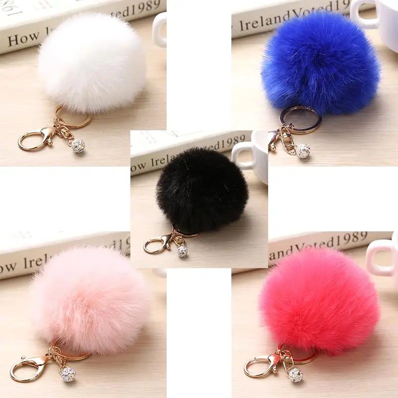 Car Keychain Artificial Rabbit Hair Pendant Fluffy Cute Ball Key Ring Backpack Pendant Gift For Girl Car Styling Accessories
Car Keychain Artificial Rabbit Hair Pendant Fluffy Cute Ball Key Ring Backpack Pendant Gift For Girl Car Styling Accessories