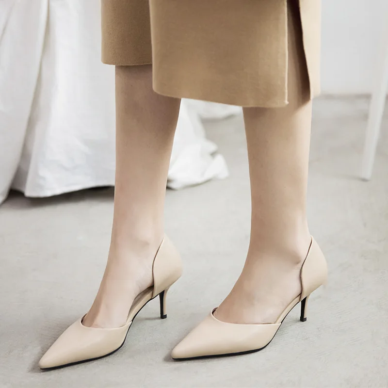 2019 Sexy Women Pump Shoes in Pointed toe Shallow Ladies Shoes Retro PU Leather with Fashion High Thin Heels Slip on For Dress
2019 Sexy Women Pump Shoes in Pointed toe Shallow Ladies Shoes Retro PU Leather with Fashion High Thin Heels Slip on For Dress