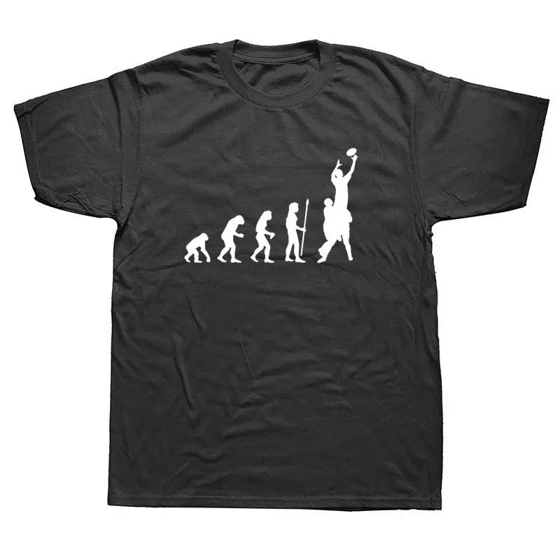 Summer Evolution Rugbying Rugbyer T Shirt Men Casual Short Sleeve Cotton T-shirts Funny Mans Sporting Tops Tees Clothing
Summer Evolution Rugbying Rugbyer T Shirt Men Casual Short Sleeve Cotton T-shirts Funny Mans Sporting Tops Tees Clothing