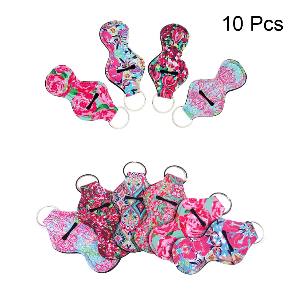 10pcs Chapstick Keychain Calabash Colorful Neoprene Chapsticks Holder Storage Decoration Pendant Key Ring Keychain For Women
10pcs Chapstick Keychain Calabash Colorful Neoprene Chapsticks Holder Storage Decoration Pendant Key Ring Keychain For Women
