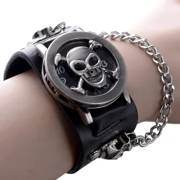 FAITHEASY Punk Quartz Watches Brand Vintage Cow Leather Bronze Sight Dial Casual Dress Wristwatch Unisex Relogio Masculino
FAITHEASY Punk Quartz Watches Brand Vintage Cow Leather Bronze Sight Dial Casual Dress Wristwatch Unisex Relogio Masculino