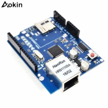W5100 Web Server SD Card Network Shield Expansion Board Module for Arduino UNO R3 ATMega 328
W5100 Web Server SD Card Network Shield Expansion Board Module for Arduino UNO R3 ATMega 328