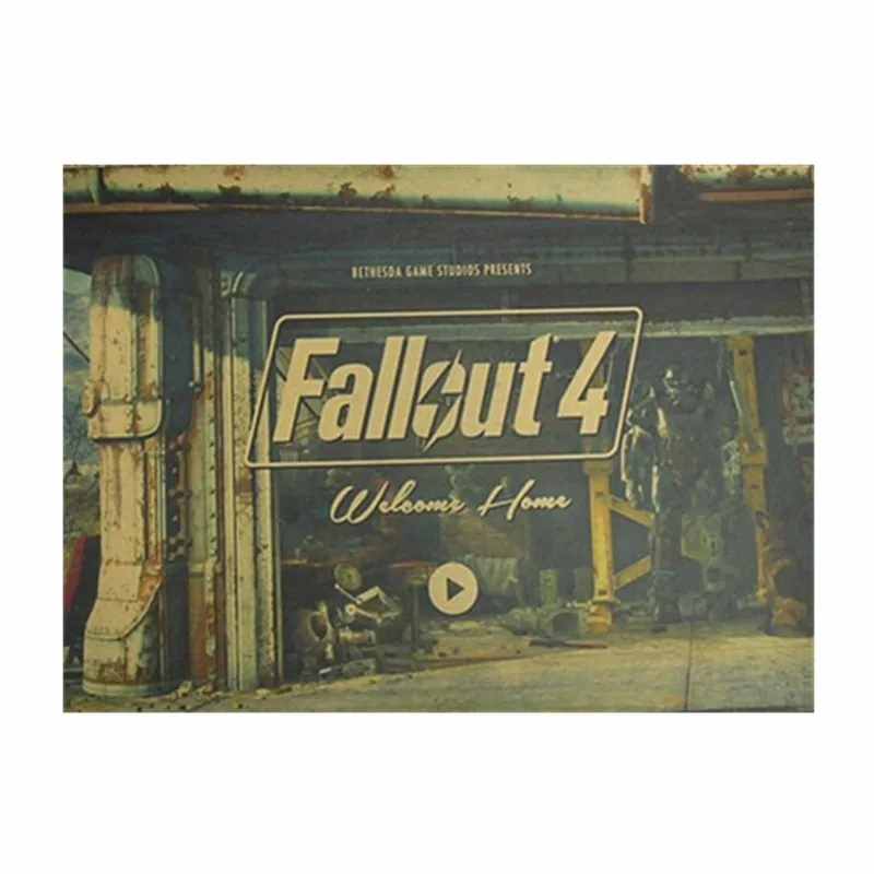 Настенный декор Fallout 3 4 игровой постер украшение для детской комнаты домашний